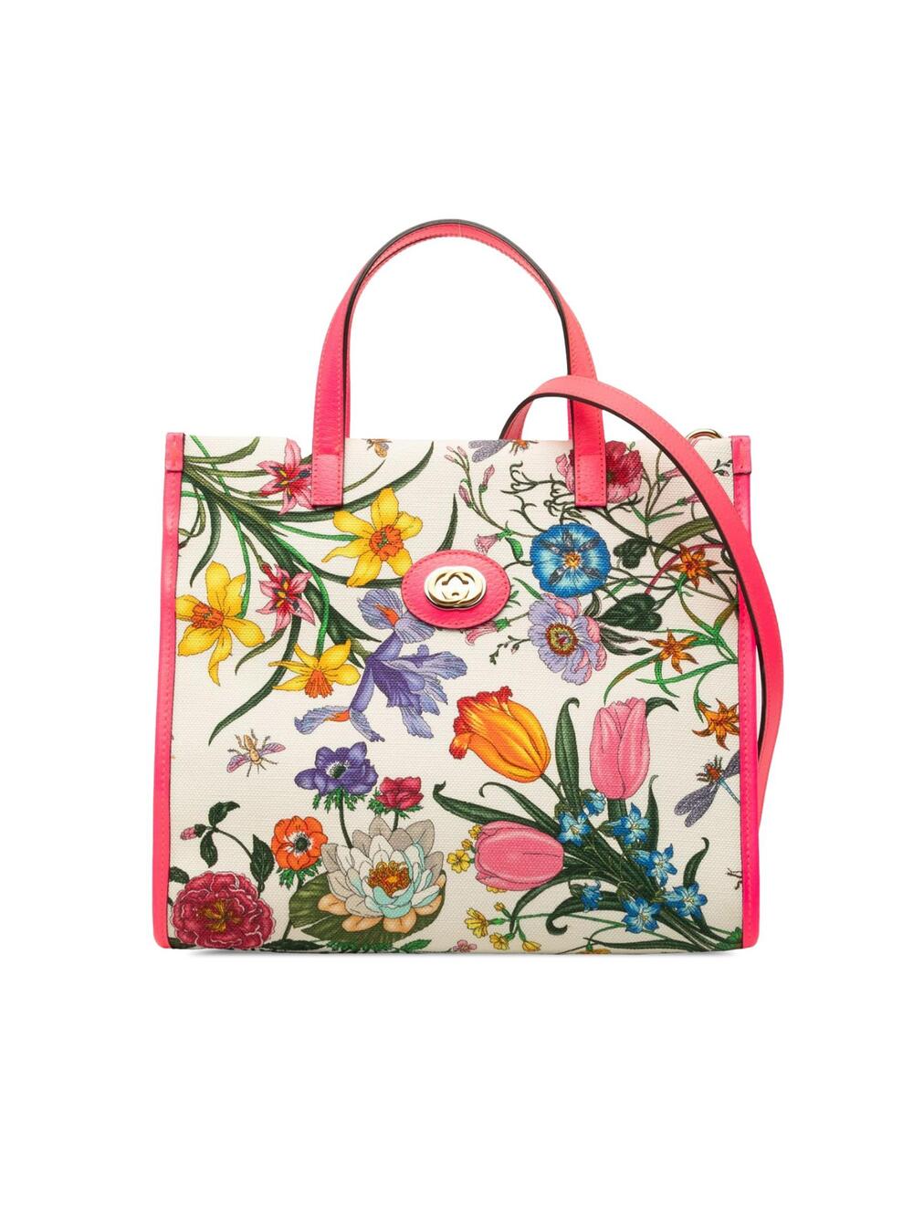 Gucci Medium Canvas Flora Satchel Pre- #362564G71B